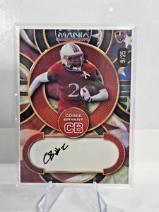 Wild Card Auto Mania American FB Cobee Bryant American Flag 2024 automático 9/25 ATL - Imagen 1 de 2