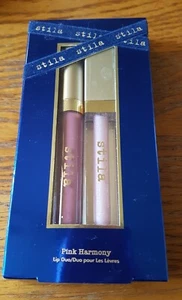 Stila Lip Duo Pink Harmony 2 Piece Gift Set Shades Patina & Pink Slip *BNIB* - Picture 1 of 4