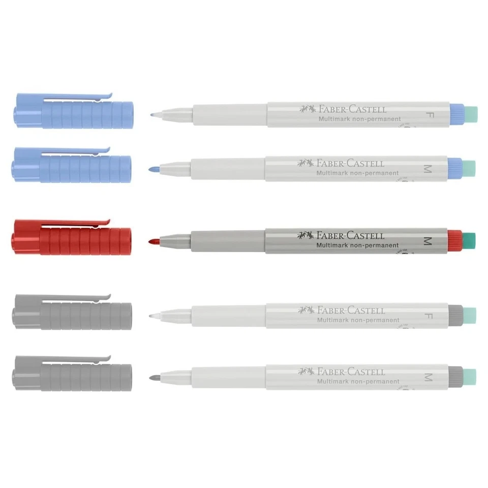 Faber-Castell Multimark non-permanent Folienstift radierbar rot Stärke M - Bild 1 von 1
