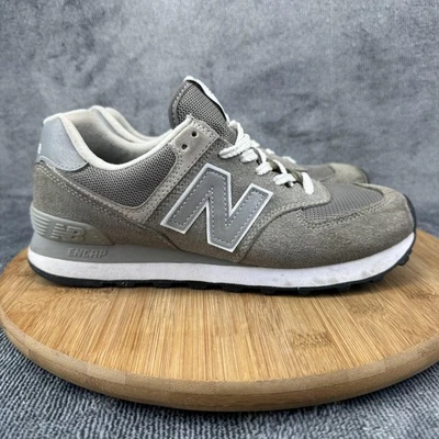 New Balance 574 Shoes Womens Size 8.5 Gray Suede Mesh Classic Sneakers WL574EVG - Image 1 of 4