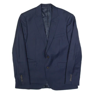 JAEGER Slim Fit Mens Blazer Jacket Blue Wool M - Picture 1 of 6