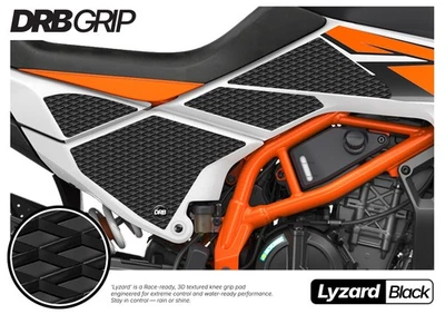 Empuñadura DRB para KTM 390 Adventure R (2025~) empuñaduras de tanque (LYZARD/Negro) Foto 1 de 2