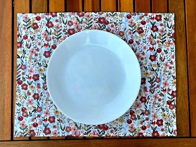 Double-Sided Cotton Placemats – Set of 4 - Image 1 of 2
