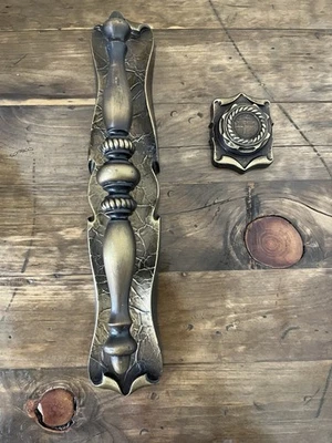 Vintage Amerock Carriage House Large Entry Door Pull Handle 15-5/8" Free Ship US - Image 1 of 4