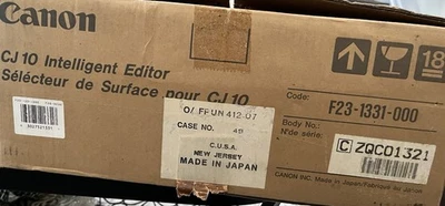 Vintage Canon Color Bubble-Jet Copier, CJ 10 Intelligent Editor, New - Image 1 of 4