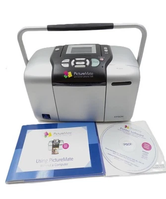 Epson PictureMate Personal Photo Lab Software + Guide B351A  No Cord  Not Tested - Image 1 of 4