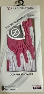 Golf Glove Ladies Zero Friction Compression - One Size Fits All - Left Hand - Picture 1 of 2