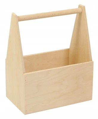  Porta bottiglie in legno marrone chiaro, contenitore - Immagine 1 di 4