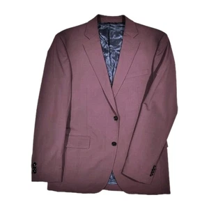 Ted Baker London Men's Blazer 44R Burgundy Wool Sport Coat Jacket Style JAY- SPJ - Picture 1 of 12