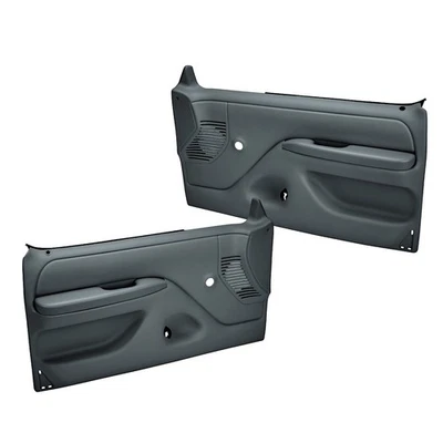 12-92N-SGR Coverlay Replacement Door Trim Panels Set of 2 For 92-96 Ford F-150 Foto 1 de 4