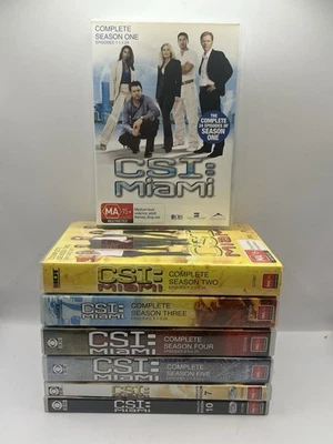 CSI Miami Seasons 1,2,3,4,5,7,10 (Season  5 New) DVD Bundle Region 4 Free Post - image 1 of 4