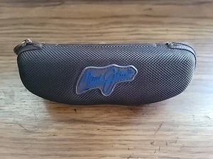 MAUI JIM Large Brown Zippered Clamshell Sunglass Case w/clip - Picture 1 of 6
