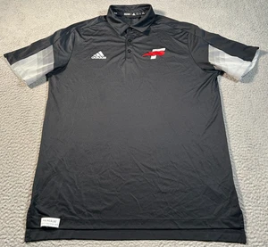 Adidas Primeblue Polo XLT Negro Rojo Blanco Golf Atlético Logo Atletismo - Imagen 1 de 13