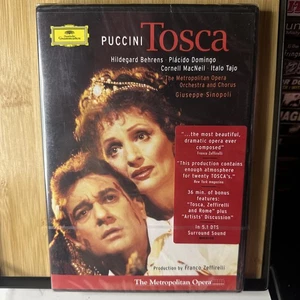 Puccini - Tosca DVD REGION 0 NEW Metropolitan Opera Rare Franco Zeffirelli - Imagen 1 de 5