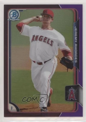 2015 Bowman Chrome Prospects Purple Refractor /250 Jeremy Rhoades #BCP15 - Image 1 of 2