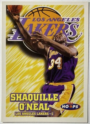 1997-98 NBA Hoops Shaquille O’Neal Card #81 Los Angeles Lakers HOF. - Image 1 of 2