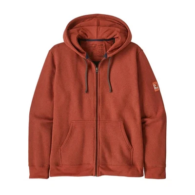 Capuz Patagonia tamanho 2XL marrom GPIW™ tipo uprisal zíper completo estilo #39660 - Imagem 1 de 4