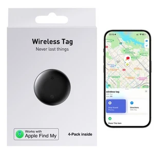 Air Tag-4 Pack: Smart Bluetooth Tracker, Item Finder Works with Apple Find My... - Picture 1 of 7