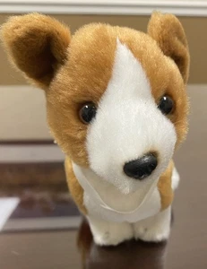 Frankford Welsh Corgi Puppy Dog Plush 8" Stuffed Animal - Picture 1 of 6
