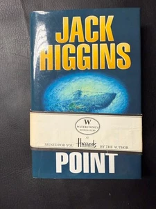 THUNDER POINT by JACK HIGGINS 1993 F/F UK Edition SIGNED Free Shipping - Picture 1 of 4