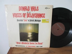 DONALD VAILS & VOD WHAT A WONDERFUL SAVIOR I'VE FOUND SAVOY GOSPEL 2-LP SHRINK - Picture 1 of 2