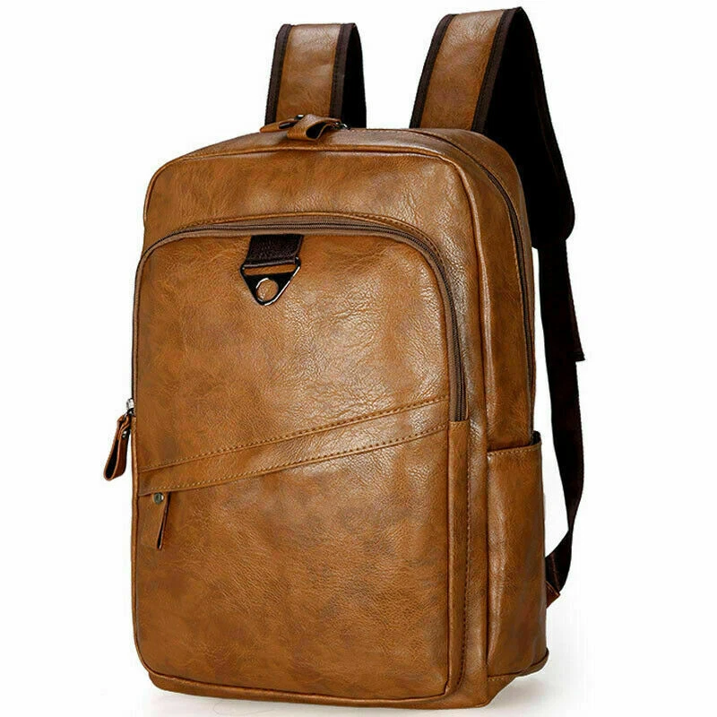 Stylisher City-Rucksack Aus Weichem PU-Leder – Anti-Diebstahl & Wasserabweisend – 43x30x16 Cm – Für Schule, Arbeit & Reise