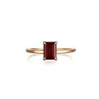 Natürlich Rot Granat Ring,14K Gold Weihnachten,Hochzeitsgeschenk Ring für Damen