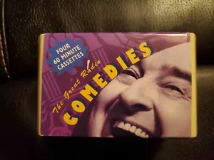 NEW, SEALED: GREAT RADIO COMEDIES 4 AUDIO CASSETTE TAPES 60-MINUTE BROADCASTS - Picture 1 of 4