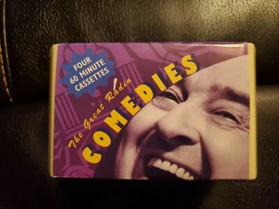 NEW, SEALED: GREAT RADIO COMEDIES 4 AUDIO CASSETTE TAPES 60-MINUTE BROADCASTS - Image 1 of 4