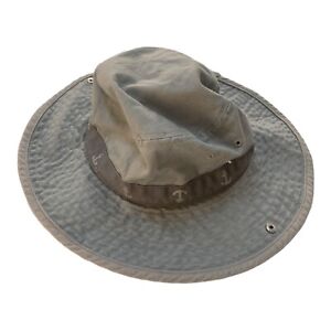 Carters Bucket Sun Hat Unisex Toddle 2T - 4T Gray Nautical Theme Anchors