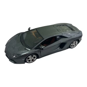 Maisto Lamborghini Aventador Coche Modelo Metal 01833 Escala 1/24 Gris LP700-4 USADO EN EXCELENTE ESTADO - Imagen 1 de 5