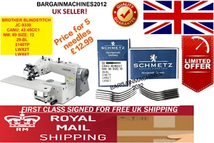 SCHMETZ LWX6T LWX2T 29-BL NM:80 SIZE:12 CURVED INDUSTRIAL SEWING MACHINE NEEDLE  - Picture 1 of 3