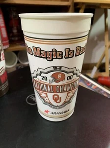 2000 Oklahoma Sooners Football National Champions Stadium Souvenir Cup Vintage - Picture 1 of 7