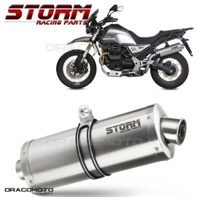 Exhaust MOTO GUZZI V85 TT 2021 OVAL STORM by MIVV - Image 1 of 4