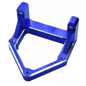 GPM Racing Aluminum 7075-T6 Servo Mount Blue : Losi 1/10 Hammer Rey - Picture 1 of 4