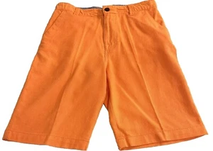 Wonder Nation Shorts Boys Size 16 Orange Flat Front Casual - Picture 1 of 10