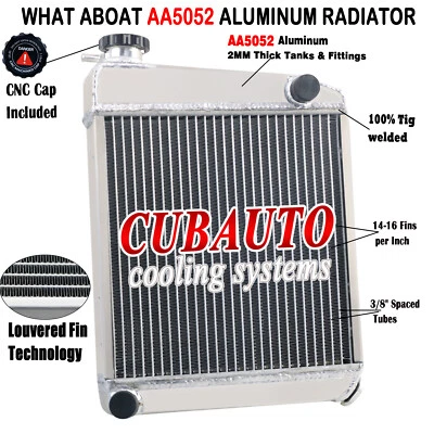 Radiador de 2 fileiras para 1959-66 Austin Mini;61-69 Cooper S/1991-96 Rover Mini Cooper - Imagem 1 de 4