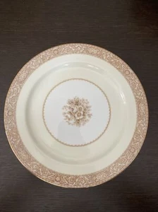 Noritake China Made in Japan Brown Floral Design Dinner Plate - Picture 1 of 2