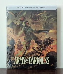 Army of Darkness Steelbook 4k UHD BRAND NEW FACTORY SEALED SHIPS IN A BOX - Imagen 1 de 2