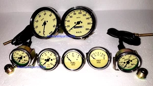 Smiths Temp F Oil temp F oil Fuel Volt Gauge Speedo0-180 kmh Tacho 0-80 100mm YC - Picture 1 of 3