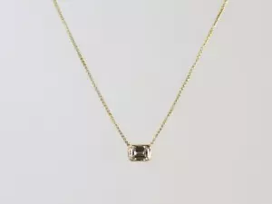 14" 14K Yellow Gold I SI2 0.71 Lab Created Diamond Necklace (AM1085428) - Picture 1 of 11