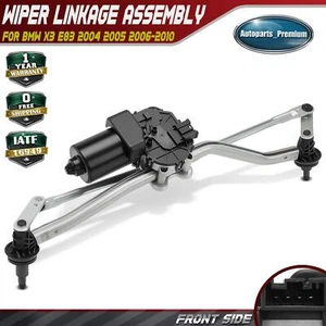 Motor limpiaparabrisas delantero y conjunto de acoplamiento para BMW X3 E83 04-10 tracción izquierda - Imagen 1 de 9