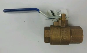 NIBCO 3/4" Gewinde FNPT Bronze Kugelhahn Inline T5857066 mit 316SS Schaft & Kugel - Bild 1 von 6