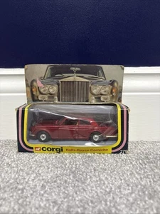 Corgi Toys Rolls-Royce Corniche 1979 Metallic Red Boxed No279 1:36 Scale - Picture 1 of 5