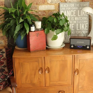 DAB-18 Vintage Style Stereo DAB/DAB+ & FM Radio – Real Wood Cabinet, Bluetoot... - Picture 1 of 12