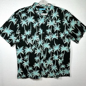 Camisa informal prismática Tori Richard para hombre 2XL estampado de palmeras vacaciones hawaiana - Imagen 1 de 8
