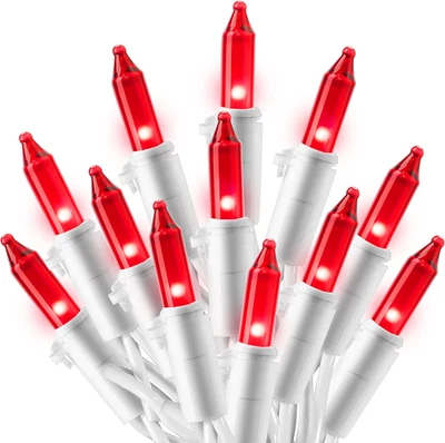 Christmas String Lights Indoor,100 Count Mini Warm Fairy Light,21.5Ft Lighting D - Image 1 of 4