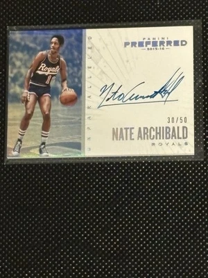 2015 Preferred Nate Archibald Unparalleled Auto /50 #249 - Image 1 of 2