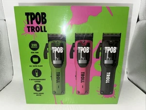 TPOB Troll Professional Clipper Hair 6800 RPM Super Torque Green/Pink/Black - Picture 1 of 8