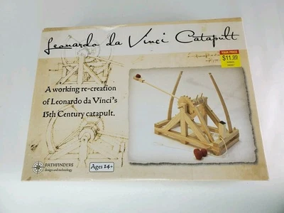 Pathfinders - Leonardo da Vinci Catapult - Wood Assembly Kit - Brand New - Image 1 of 3